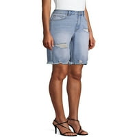 Jordorache Vintage Women's Cris High Rise Bermuda Shorts