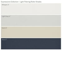 Колекција за прилагодени изрази, ролери за филтрирање на безжична светлина, сина, должина од 70 ширина 48