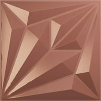 Екена Милхаурд 5 8 W 5 8 H Diamond Endurawall Декоративен 3Д wallиден панел, Универзален бисер метален шампањ