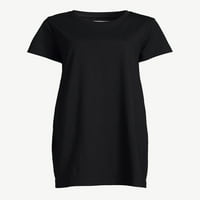 Бесплатно собрание женско мини фустан со маица со кратки ракави