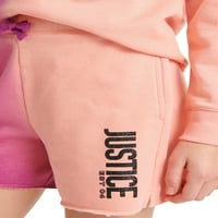 Justice Girls Fleece Lounge Sweatshirt & Midi Short, големини XS-XLP