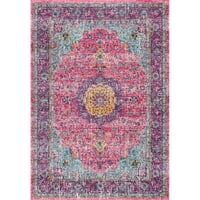 Нулум Пајсли Верона Гроздобер Персиски област килим, 9 '10 14', розова