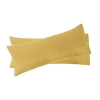 Единствени поволни цени микрофибер цврсти перници со долги каросерии, злато 20 48