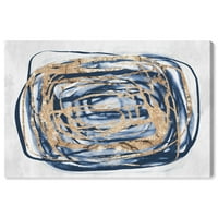 Студиото Wynwood Апстрактна wallидна уметност платно го отпечати „Торбелино“ домашен декор, 15 10