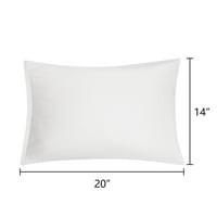 Единствени поволни цени 2-парчиња 1800D микрофибер цврсти перници за бело патување