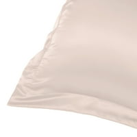 Уникатни поволни цени сатен свилен плик за затворање перница за замолчување светло тен крал