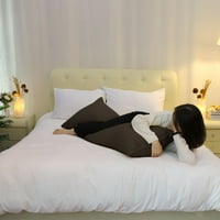 Единствени поволни цени перници за перници за микрофибер покрива кафеава 20 54