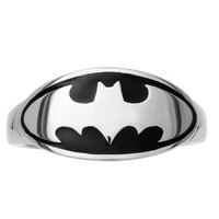 КОМИЦИ Бетмен машко прстен од не'рѓосувачки челик, големина 10