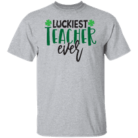 Графичка Америка Ден на Денот на Свети Патрик за наставници за машка маица за наставници
