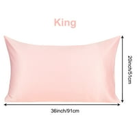 Уникатни поволни цени од свилена перница за розов крал за коса