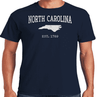 Графичка Америка држава Северна Каролина корени за машка графичка колекција на маици