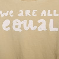 Греј од Грејсон Социјална женска еднаква графичка маица со кратки ракави