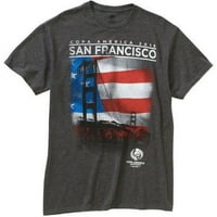Копа Америка машка сан Франциско место за кратки ракави за кратки ракави
