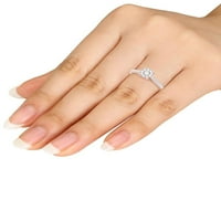 Империјал 1 2CT TDW Diamond 10K Rose Gold Cluster Ringвонат прстен