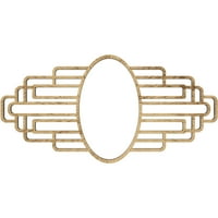20 W 10 H 1 2 IH 1 2 IW 1 2 P Елизабет Архитектонско одделение ПВЦ пирбиран тавански медалјон, античка бронза