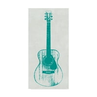 Трговска марка ликовна уметност 'колекционер на гитара I' платно уметност од Кевин Вејд Инге
