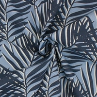 Подобри домови и градини памучна палма сина, дворна прецизна ткаенина