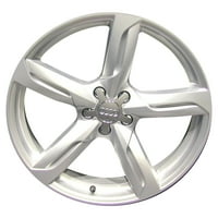 Каи 8. Преиспитано ОЕМ алуминиумско тркало, сите насликани сребро, одговара - Audi Q5