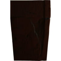 Ekena Millwork 8 H 10 D 72 W Hand Hewn Fau Wood Camply Mantel Kit со Ashford Corbels, природен пекан