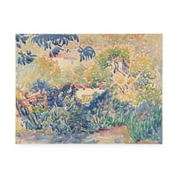 Трговска марка ликовна уметност „Градината на уметникот во Сен Клер“ платно уметност од Хенри-Едмонд Крос